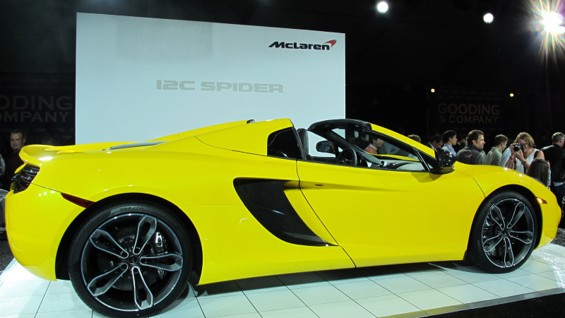 Illustration for article titled See The McLaren 12C Spider Live At Pebble Beach